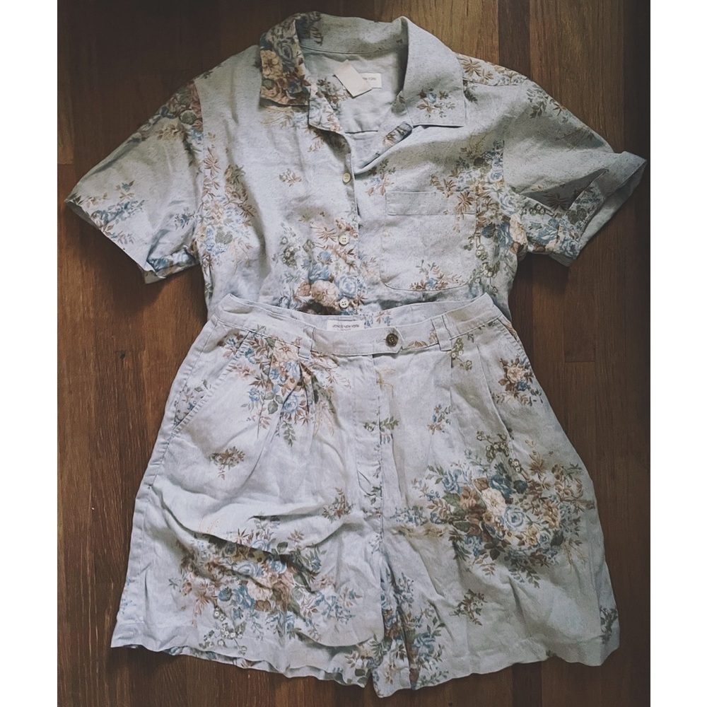 Jones New York Vintage Linen Set- Victorian Floral